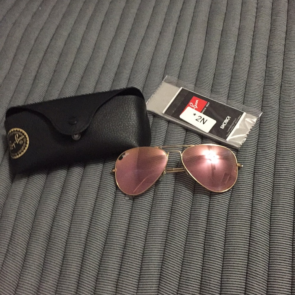 Authentic Aviator RayBan sunglasses